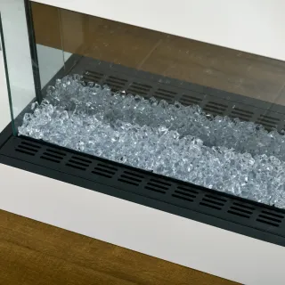 Chimenea Eléctrica 1000W/2000W Blanca