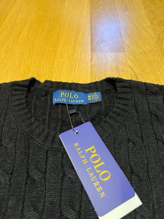 Camisola Polo Ralph Lauren preta