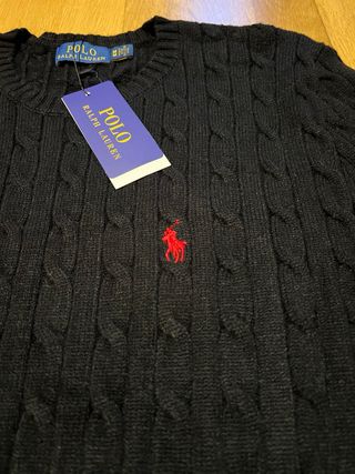 Camisola Polo Ralph Lauren preta