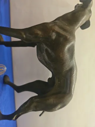 Antico bronzo levriero 14x11cm.