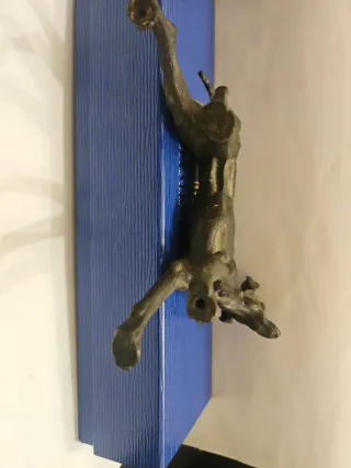 Antico bronzo levriero 14x11cm.