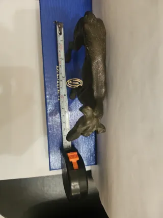 Antico bronzo levriero 14x11cm.