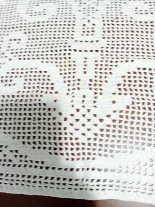 Tendina/Copritutto uncinetto fatto a mano cm74x56