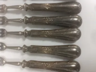 Cubiertos postre antiguos vintage