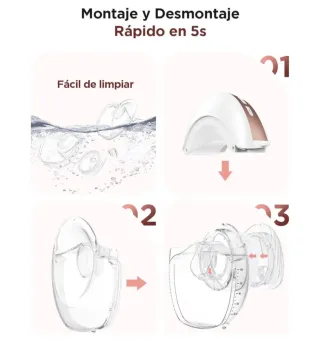 Sacaleches eléctrico manos libres