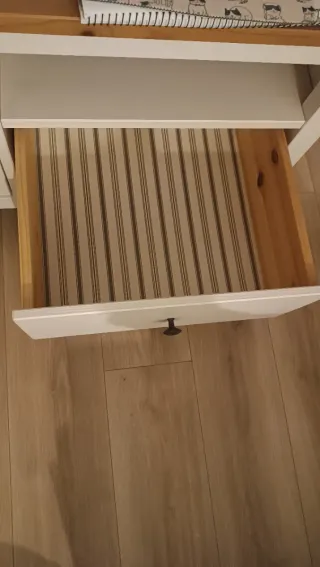 Mueble TV Ikea Hemnes Madera Blanca