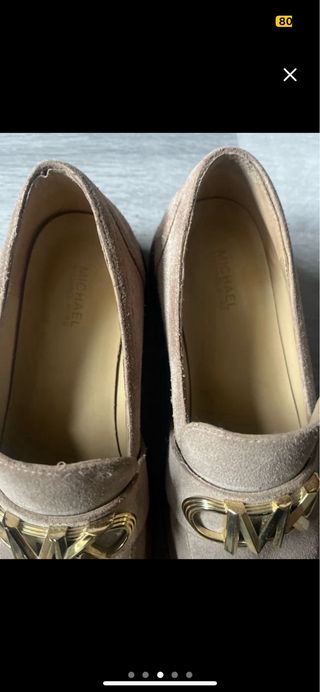 Mocasines Michael Kors Beige Talla 38