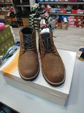 Botas Hombre Vintage Road 3 Marrón Talla 45 piel