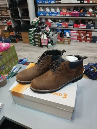 Botas Hombre Vintage Road 3 Marrón Talla 45 piel