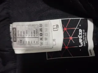 Pantalón esquí niño Wed'ze negro T 12 años