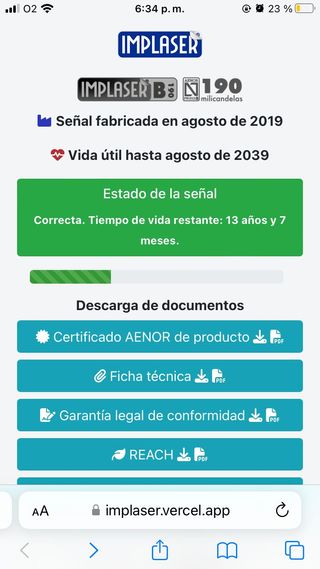 Cartel Extintor Homologado