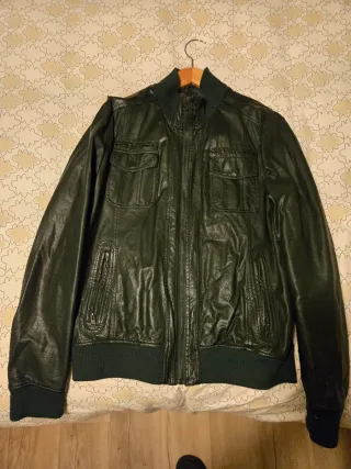 Cazadora Blanco Man Collection Negra