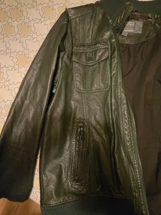 Cazadora Blanco Man Collection Negra