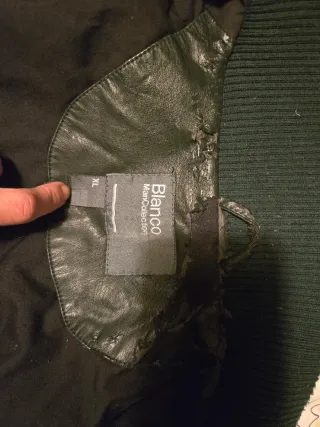 Cazadora Blanco Man Collection Negra