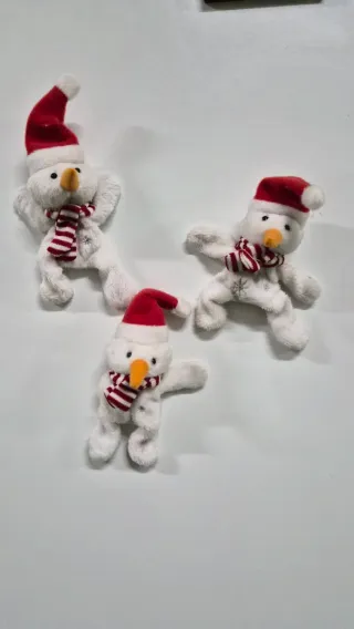 Imán nevera muñeco de nieve