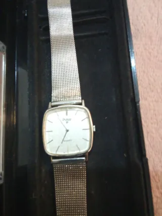 Reloj Pulsar Plata y Blanco