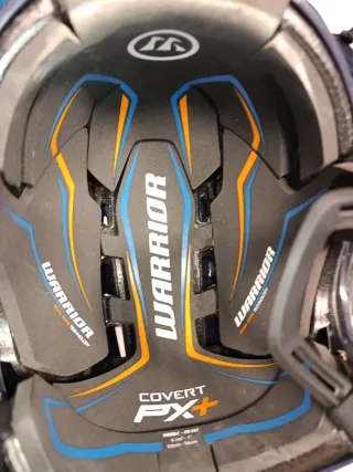 Casco Hockey Warrior Pro Azul