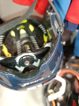 Casco Hockey Warrior Pro Azul