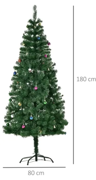 Árbol de Navidad Nuevo con Adornos