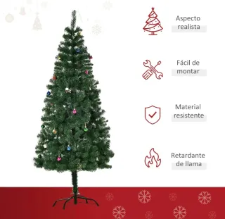 Árbol de Navidad Nuevo con Adornos