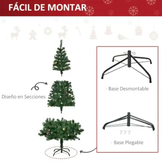 Árbol de Navidad Nuevo con Adornos