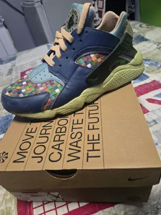 Zapatillas Nike Huarache Azul Multicolor