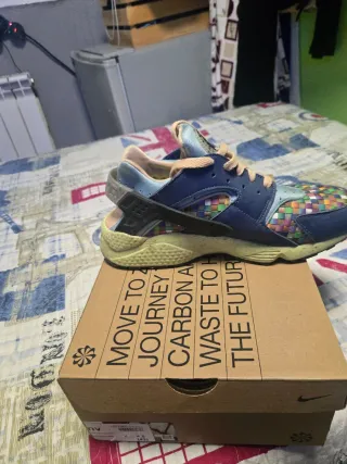 Zapatillas Nike Huarache Azul Multicolor