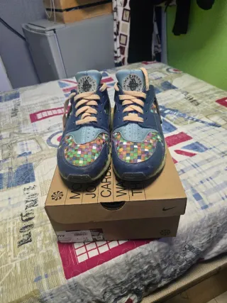 Zapatillas Nike Huarache Azul Multicolor