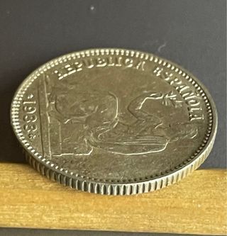 1 Peseta de 1933, II República Española, *3 *4