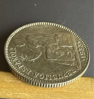 1 Peseta de 1933, II República Española, *3 *4