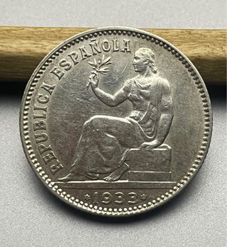 1 Peseta de 1933, II República Española, *3 *4