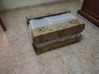 Estantería modular 3 huecos color perla