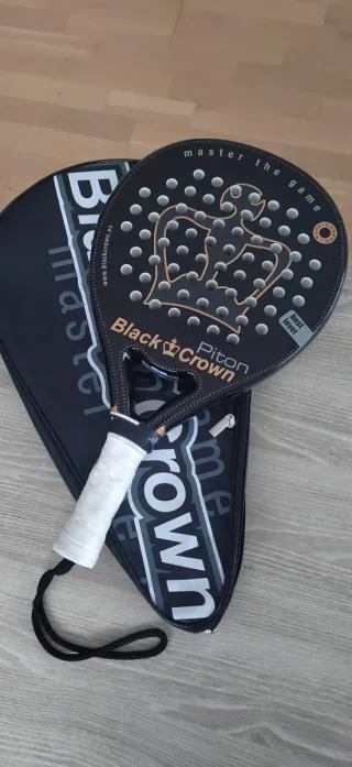 Pala Pàdel Black Crown Piton 1