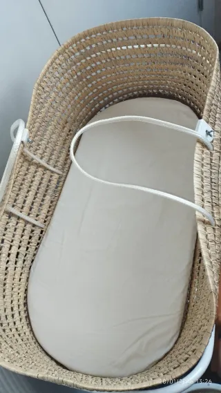 Moisés bebé azul Rapacinos