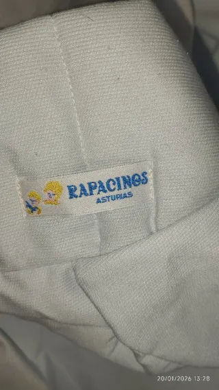 Moisés bebé azul Rapacinos