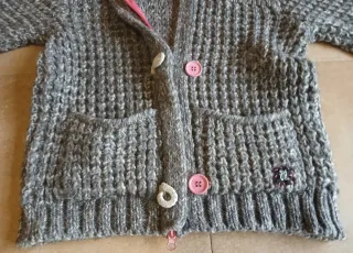 Cardigan Shoeshine 30% Lana Vergine Taglia XS-S