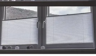 Tende plissettate oscuranti senza fori 20x60