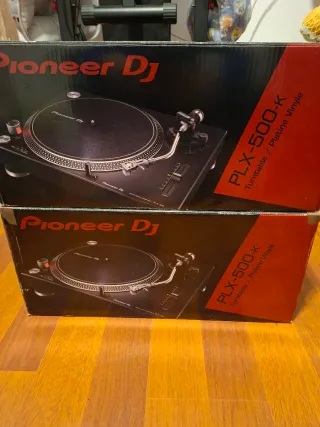 2 x Pioneer PLX 500 + 2 Ortofon Concorde