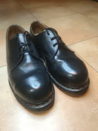 Zapatos Dr. Martens Puntera de Acero Negros
