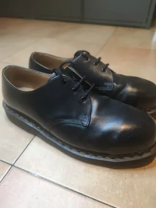 Zapatos Dr. Martens Puntera de Acero Negros