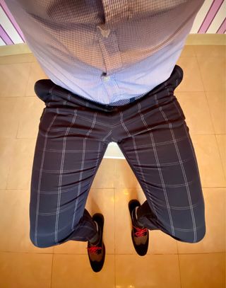 Pantalón cuadros H&M Talla 33