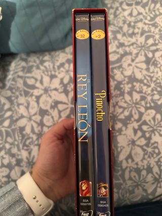 Pack 2 Películas Disney DVD Pinocho y Rey León