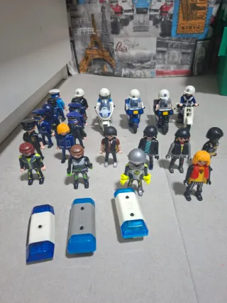 Lote Playmobil Policía