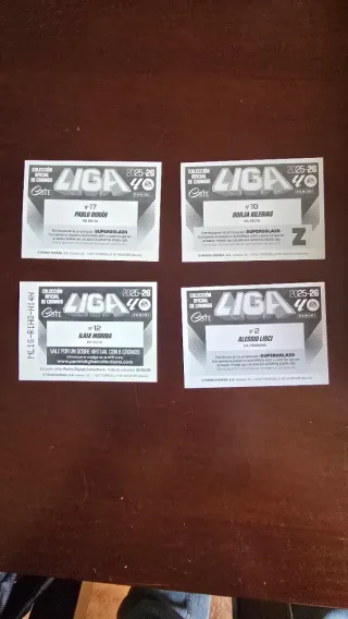 Lote Cromos LaLiga Este 25-26