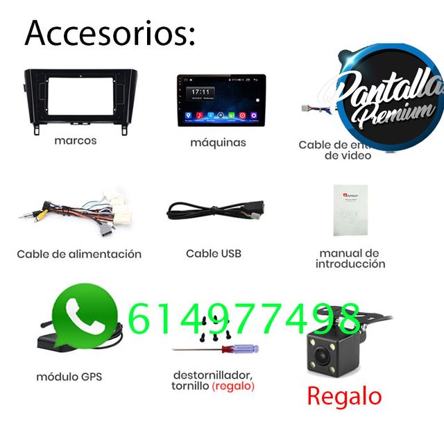 Radio pantalla CARPLAY Nissan Qashqai J11 X Trail