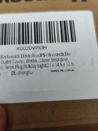 Caja conexiones eléctricas gris