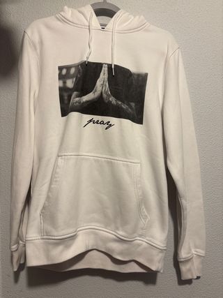 Sudadera con capucha Pray Talla M