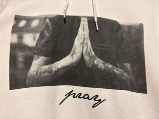 Sudadera con capucha Pray Talla M