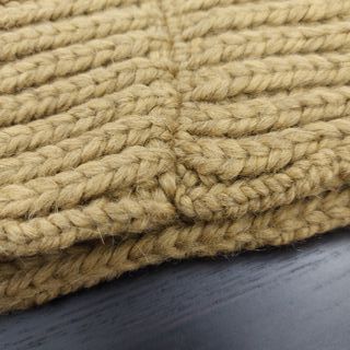 Scaldacollo sartoria verde cachi in lana biologica