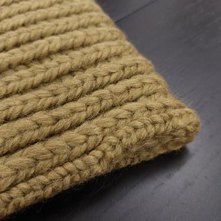 Scaldacollo sartoria verde cachi in lana biologica